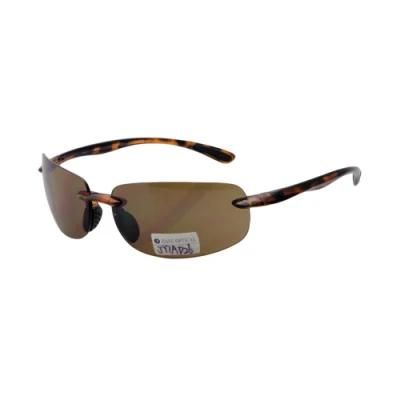 Free Sample Sport Glsses Outdoor UV400 Polarized Rimless Sports Sunglasses