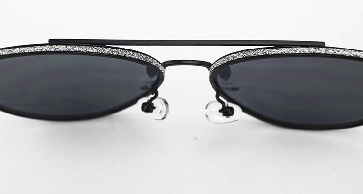 Fashion Shiny Metal Frame Women Wholesale Toad Sunglasses