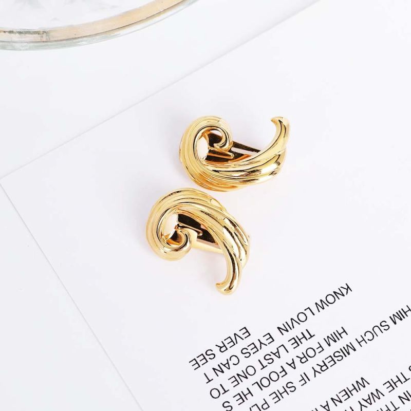 Simple Earrings for Women Gold Color Geometry Hoops Earings Fashion Jewelry 2021 Gifts Kolczyki