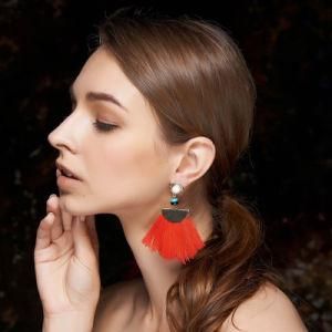 Bohemian Ethnic Big Long Tassel Earrings