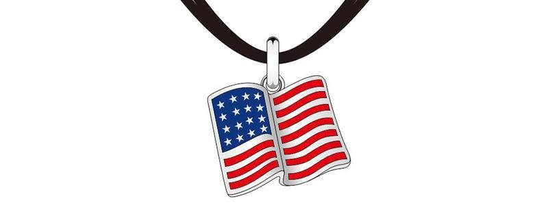 China Custom Designed Book Page Flag Series Jewelry Set