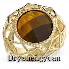 Umber Gem Web Fashion Ring (QSY-R13)