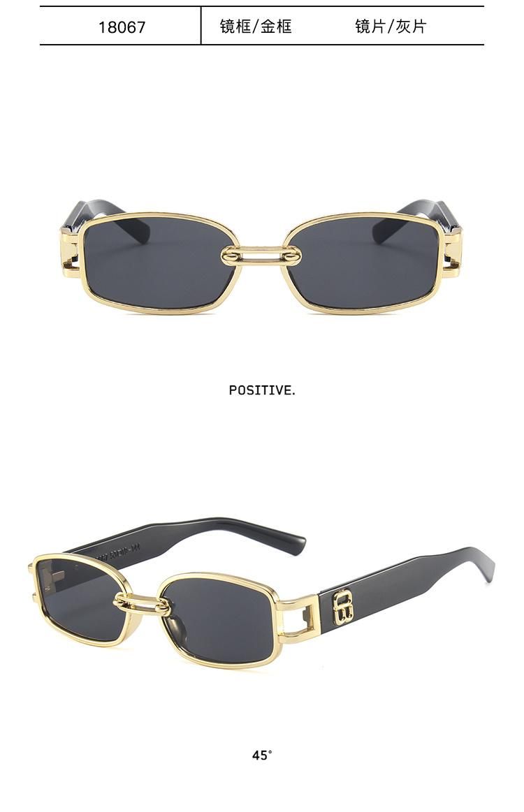 Sunglasses Personality Small Frame Net Celebrity Sunglasses Female Jumping Di K Song Cool Glasses