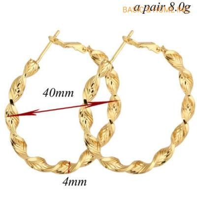 Pearls Ear Ring Fashion 18K Gold Plated for Women&amp; Gril