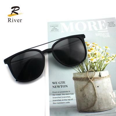 Light Flat Top Tr Frame Stock Polarized Men Sunglasses 2021