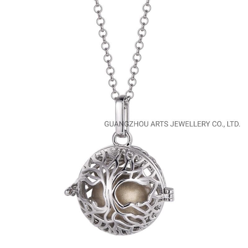 Vintage Style Harmony Bola Ball Pendant Necklace