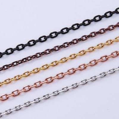 Wholesale Cut Cable Chain Stainless Steel Necklace Jewelry Design