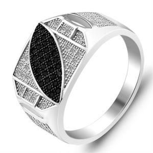 Purity Sterling Silver Gorgeous Micro Paved CZ Men Ring