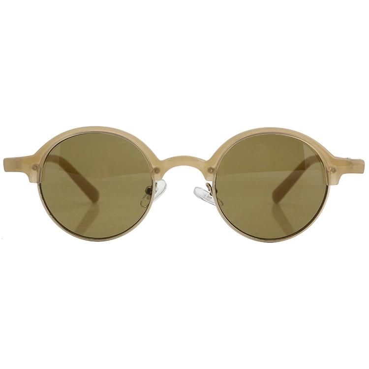 2019 Tiny Vintage Round Black Fashion Sunglasses