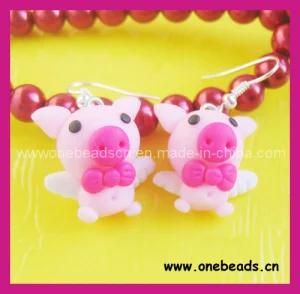 Fashion Polymer Clay Earring Jewelry (PXH-1030)