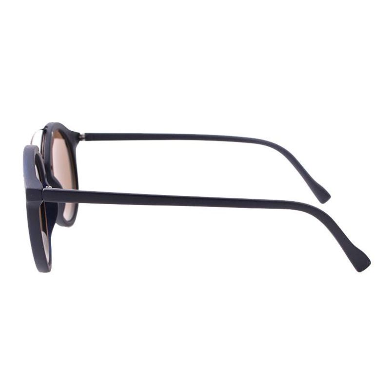 2018 Classical Round Shape Sunglasses with Mirrored Lens