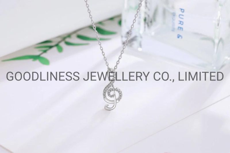 Infinity Rose Gold Plated Diamond Eternity Pendant Necklace for Women