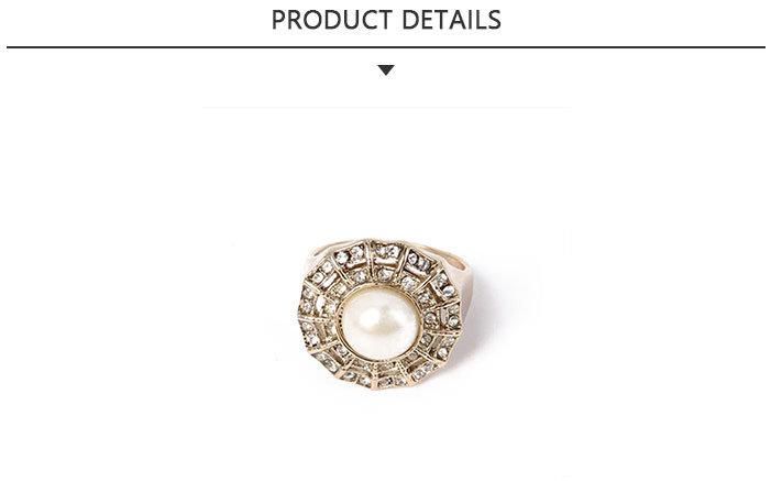 Good Quality Fashion Jewelry Pearl Gold Ring