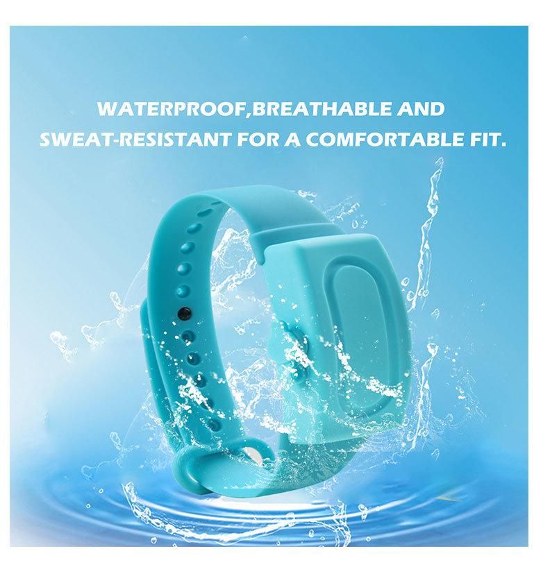 New Adjustable Silicone Sterilized Bracelet Disposable Hand Sanitizer Bracelet