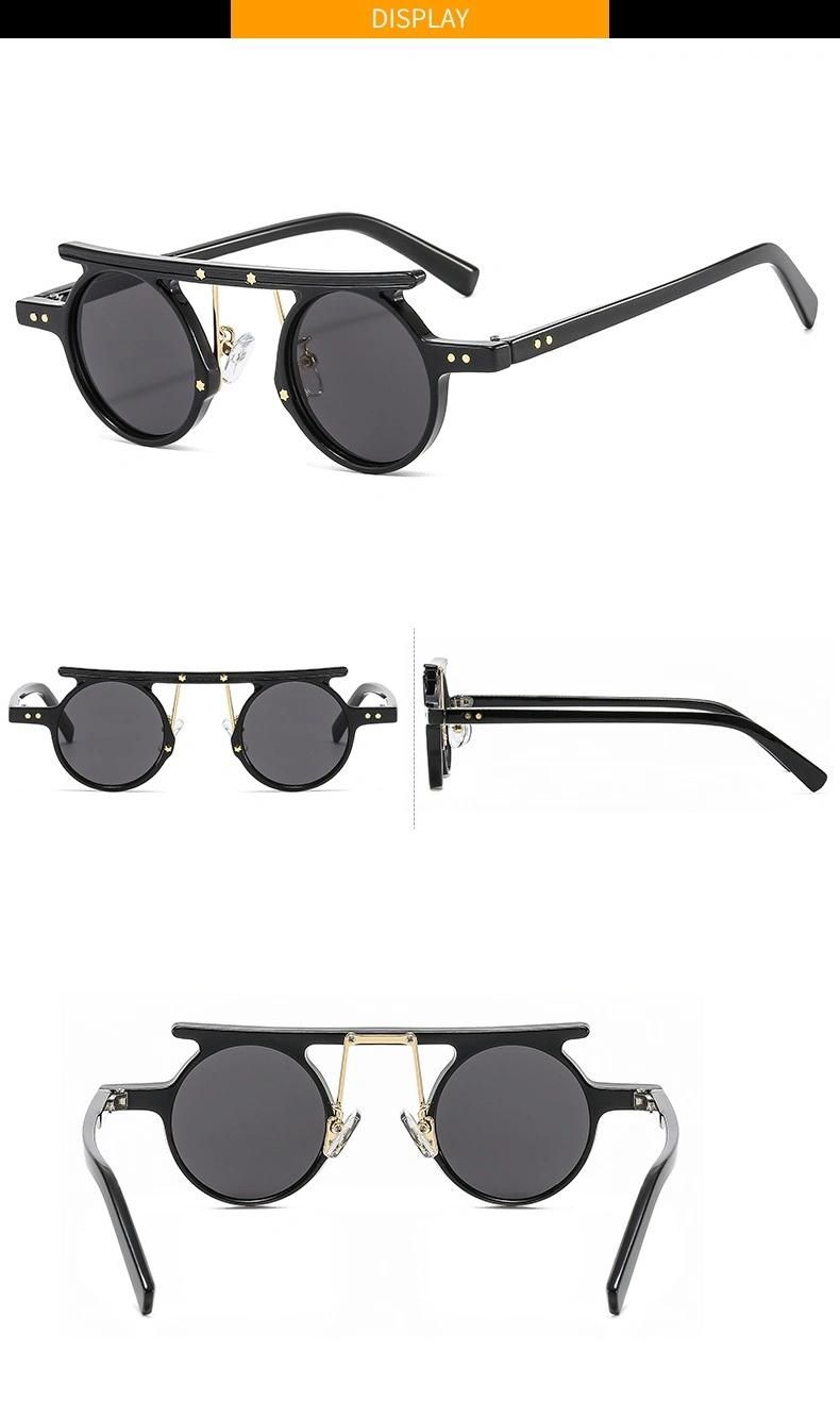 2022 Vintage Men Sunglasses Retro Showing Face Small Shades Glasses