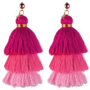 Jewellery Women Fashion Stainless Steel Tassels Earring Jewelry