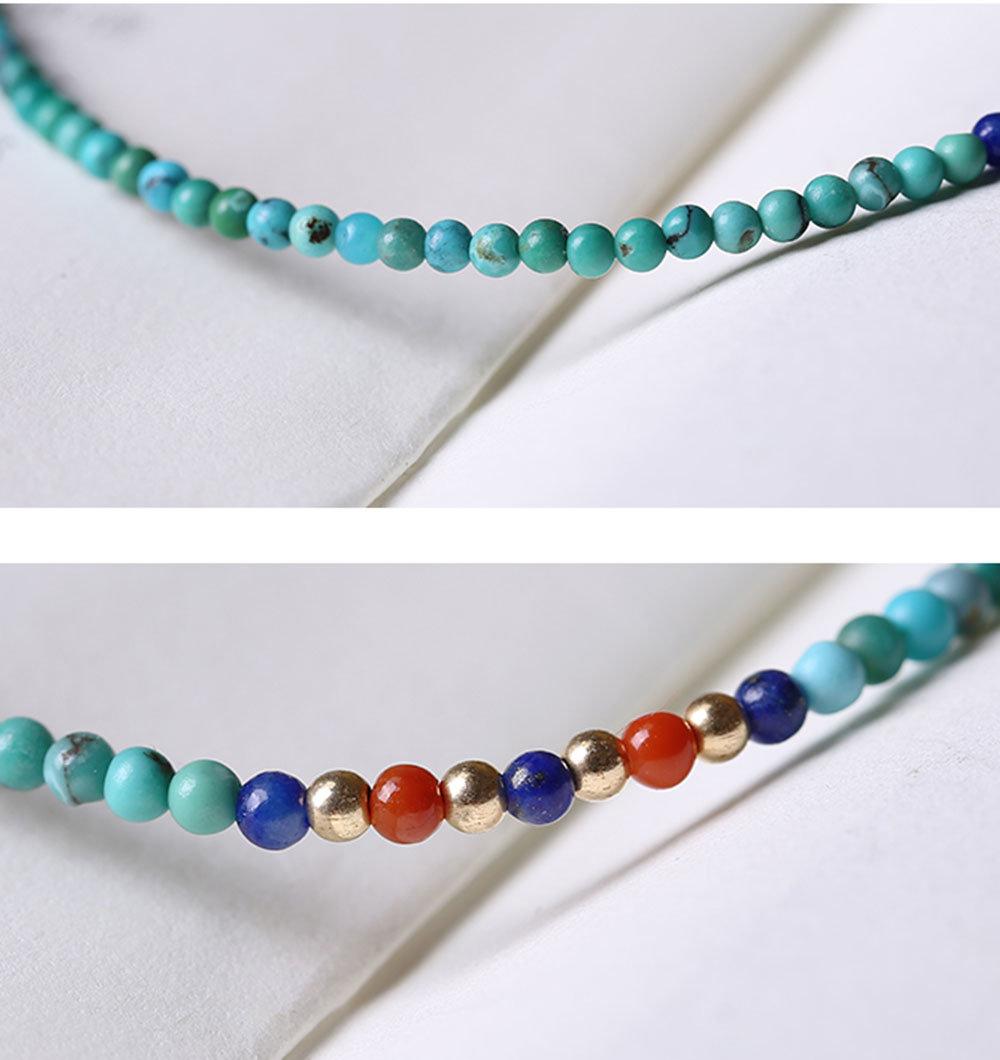 Fashion Jewelry Natural Stone Beads Bracelet 925 Silver Wholesale Jewellery