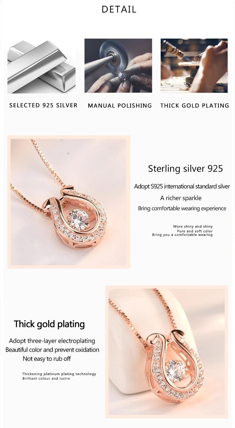 The Latest Version of Simple Short Diamond Chain Short Temperament Wild Lady Pendant Necklaces