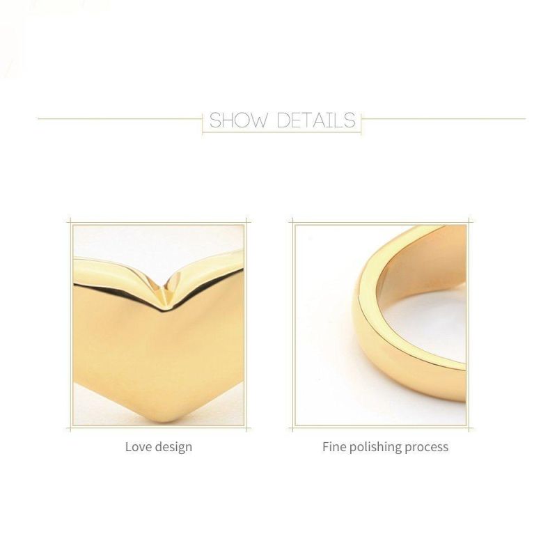 Wedding Engagement Brass Material Classic Rings