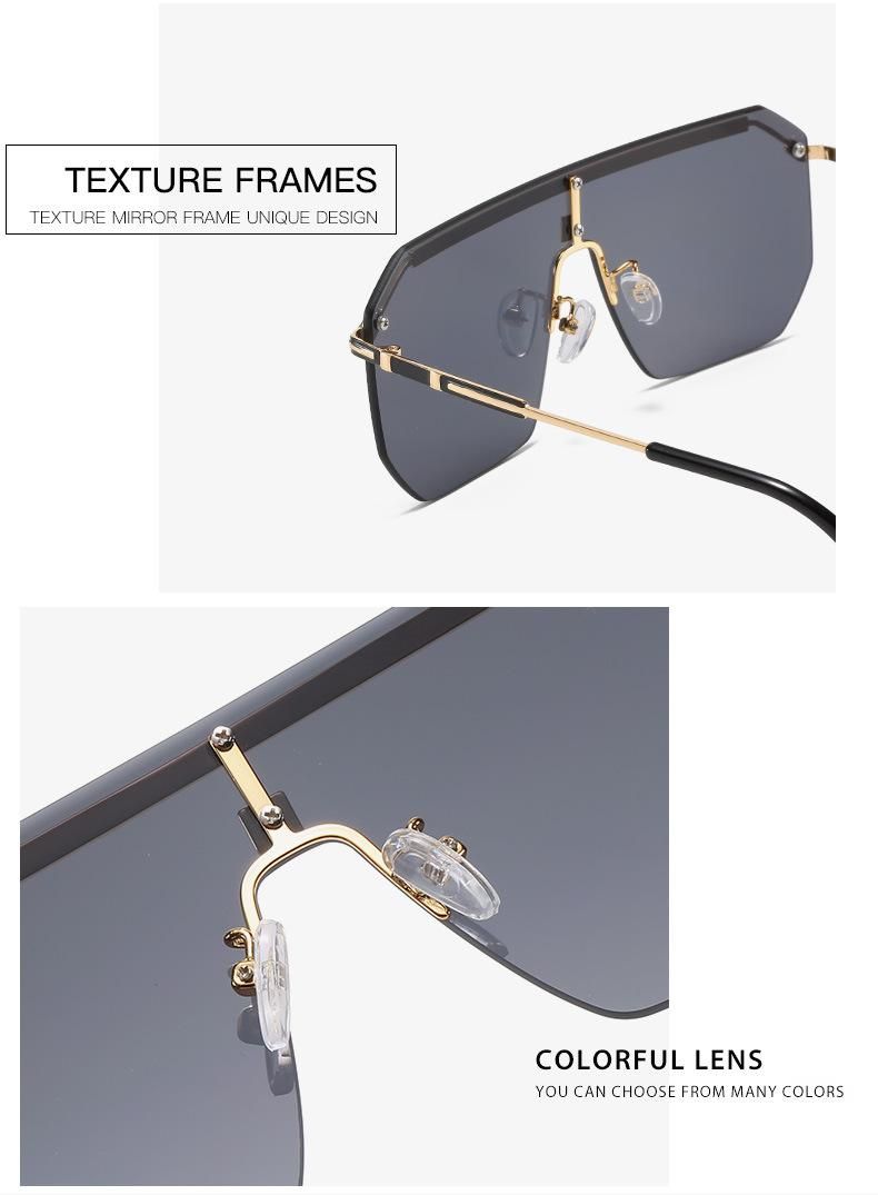 Square Goggle One PCS 3 USD Metal Sunglasses