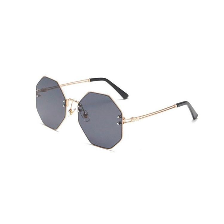 2019 Rectangle Shape Ready Made Stainless Sunglasses