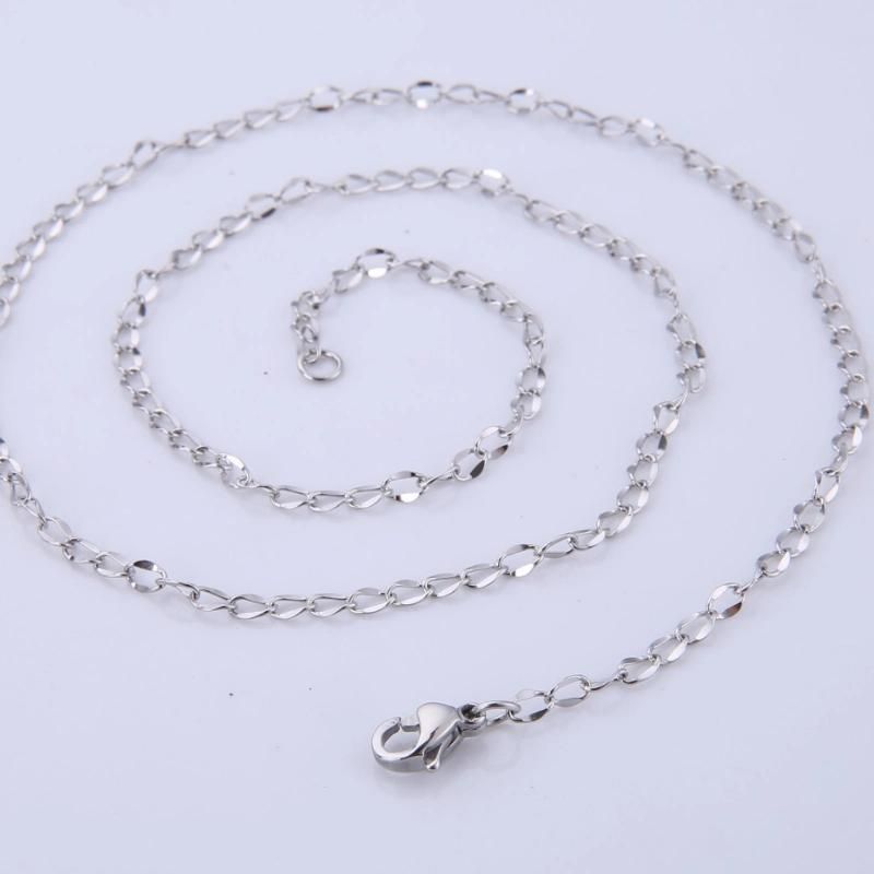 Fashion Custom Necklace Bracelet Anklet Accessories Embossed Welded Chain Jewelry