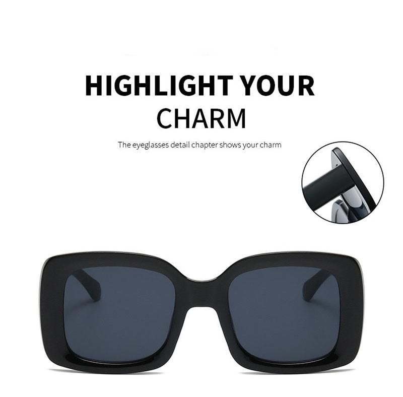 Women Sun Shades Eyewear 2021 Fashion Multicolor Oversize Sunglasses