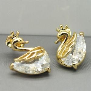 2014 Fashion Accessories, Color 24k Alloy Eardrop of Oil and Water Drops Earrings (EB04090E1W0026)