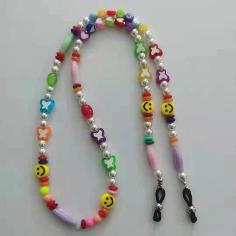 Eyeglass Chains for Women Colorful Beaded Sunglasses Chain Reading Eyeglasses Holder Strap Cord Lanyard Eyewear Retainer