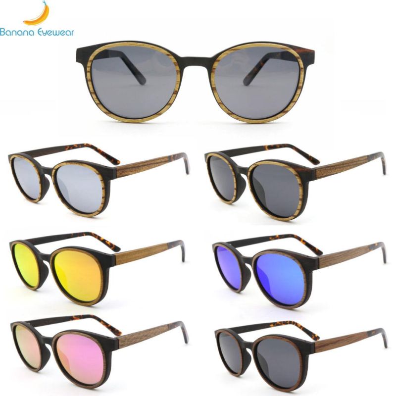 Latest Fashion Hot Sell Two Layers Wooden Polarized Sunglasses for Unisex
