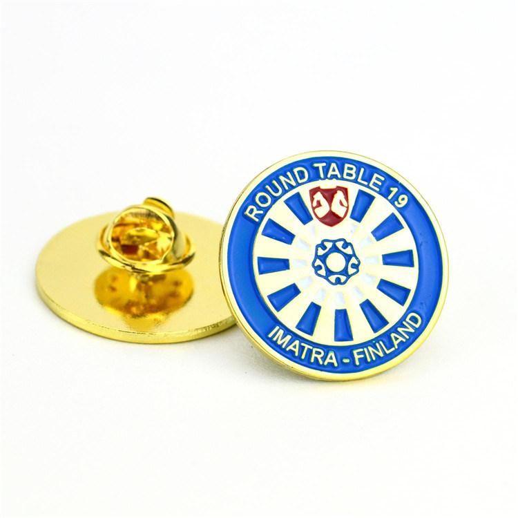 Cutton Soft Enamel Lapel Pin on Cloth