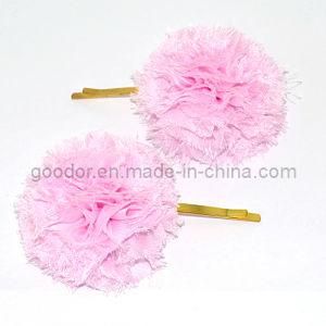 Pink Flower on Hair Clip (GD-AC207)