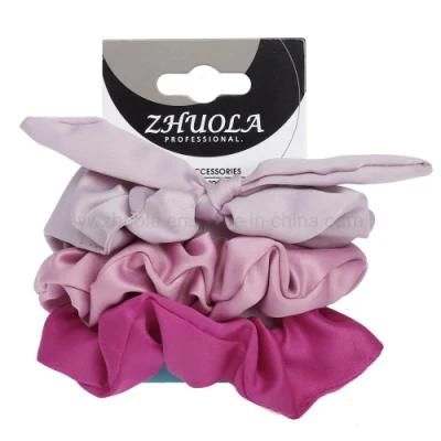 High Quality Satin Silk Scrunchies Wholesale