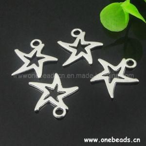 Star Charm, Zinc Alloy Jewelry Accessories, (PXH-5125D)