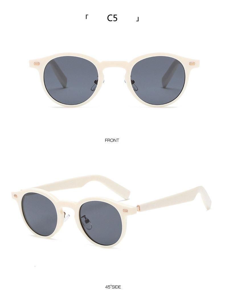 2022 Hot Selling Wholesale Cheap Sun Glasses China Factory High Quality Shades Retro Fashion Round Sunglasses