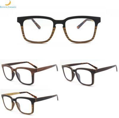 New Design Wholesale Fashionable Wooden Optical Frames Eyewear Ready to Ship