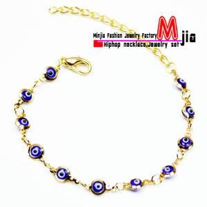 Gold Plated Evil Eye Greek Mati Turkish Nazar Bracelet Ey891