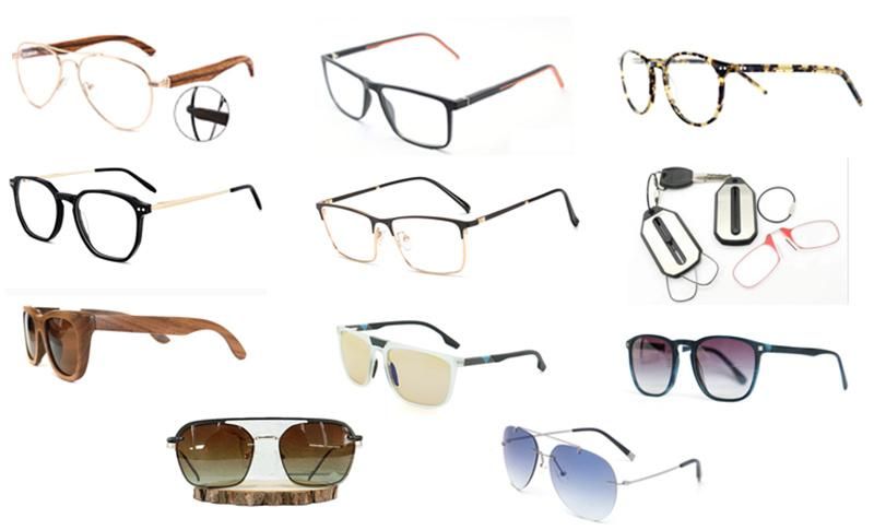New Fashion High Quality Prescription Metal Temple Frame Mirror Sunglasses