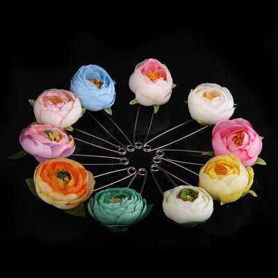 Wholesale Flower Pin Fashion Style Cloth Brooch