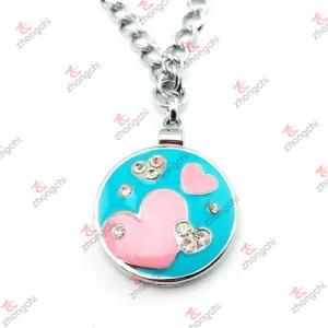 Wholesale Fashion Metal Love Mirror Frame Pendant Jewelry for Necklace (MFN50815)