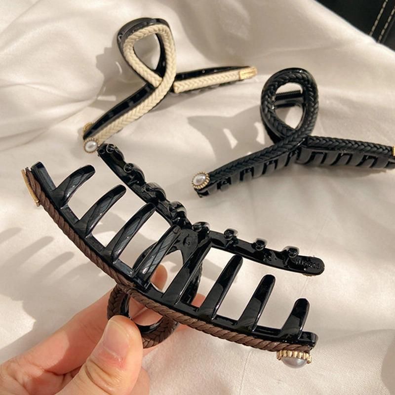 Fashion Twist Weave Grip Clip Shark Clip Jewelry