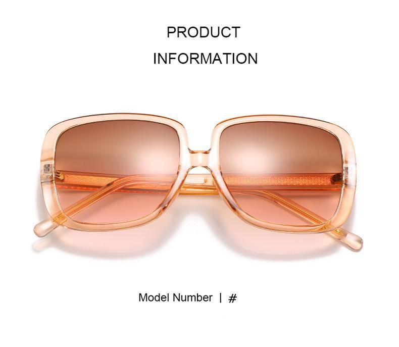 Italian Women Sunglasses Transparent Frame 2022