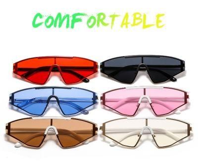 Personalized One-Piece Color Sunglasses Hot Selling Sunglasses