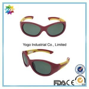 Lovely Pattern Acrylic Lenses Nylon Polarized Kids Sun Glasses