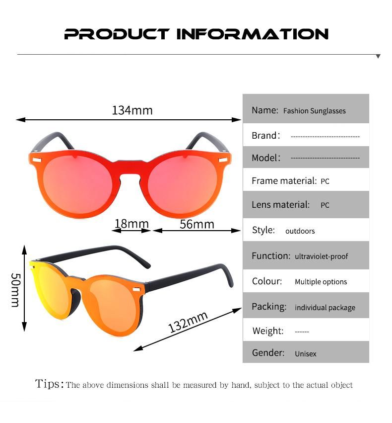 2021 Fashionable Custom Cheap Unisex UV400 Rimless Polarized Plastic Sunglasses