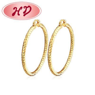 2020 Latest Fashion Design 18K Gold Plated Oversized Hoop Earings for Women Jewelry