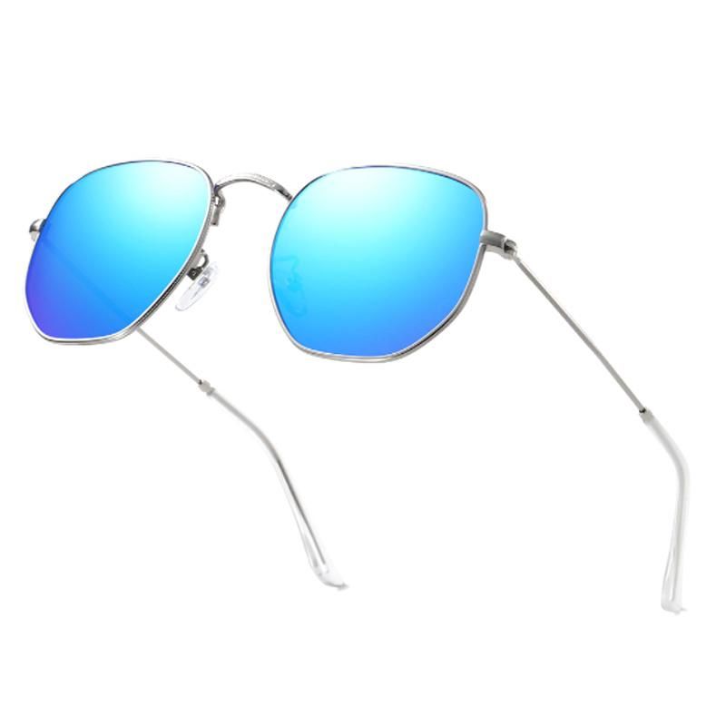 Unisex Angular Round Style Polarized Sun Glasses Fashion Sunglasses