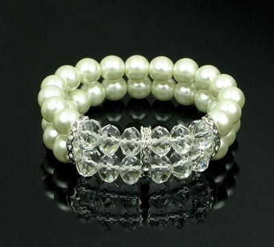 High Quality Jewelry Crystal Stones Bracelet Pearl Bracelet