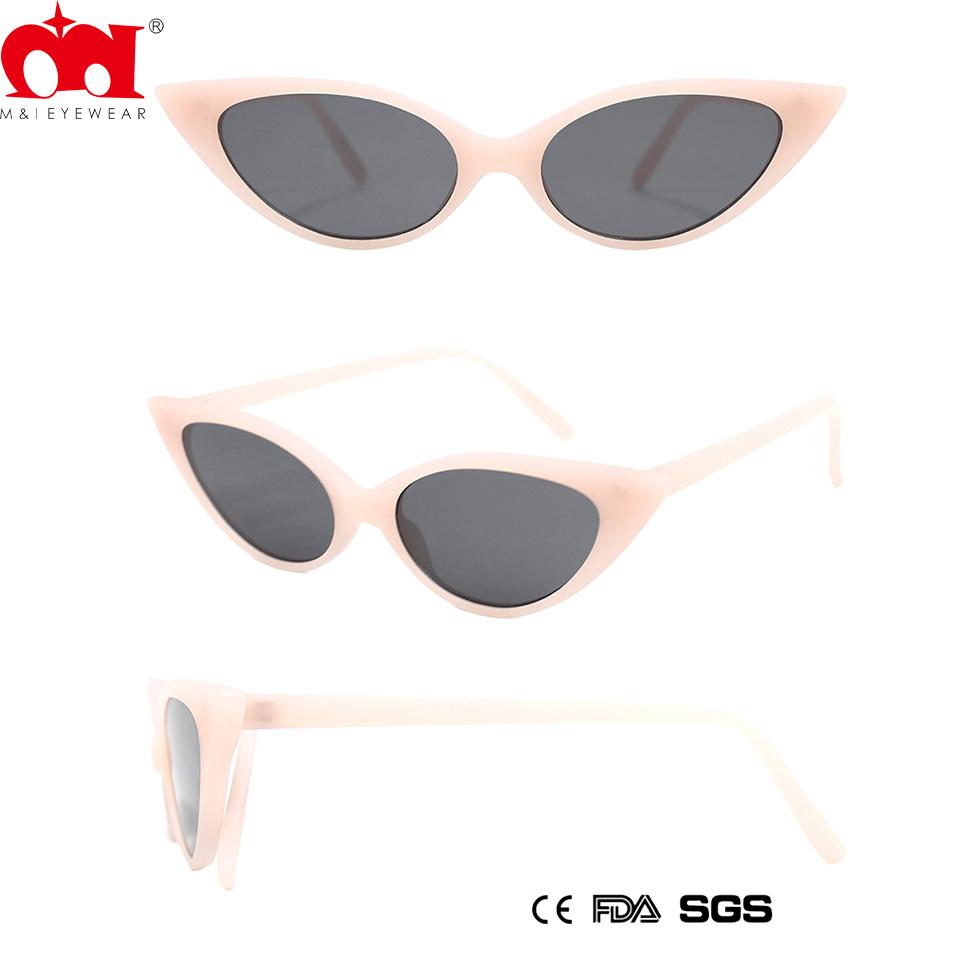 Ladies Fashion Plastic Sun Glasse Cat Eye Fashion Wholesale (WSP904186)