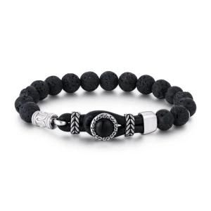 Fashion Ethnic Stysle Speciall Clasp Natural Stone Bead Bracelet for Women
